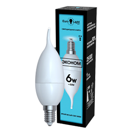 Лампа ELEC-507-FC37-6-5K-E14-FR