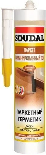 Герметик SOUDAL паркетный акриловый бук 15*280мл