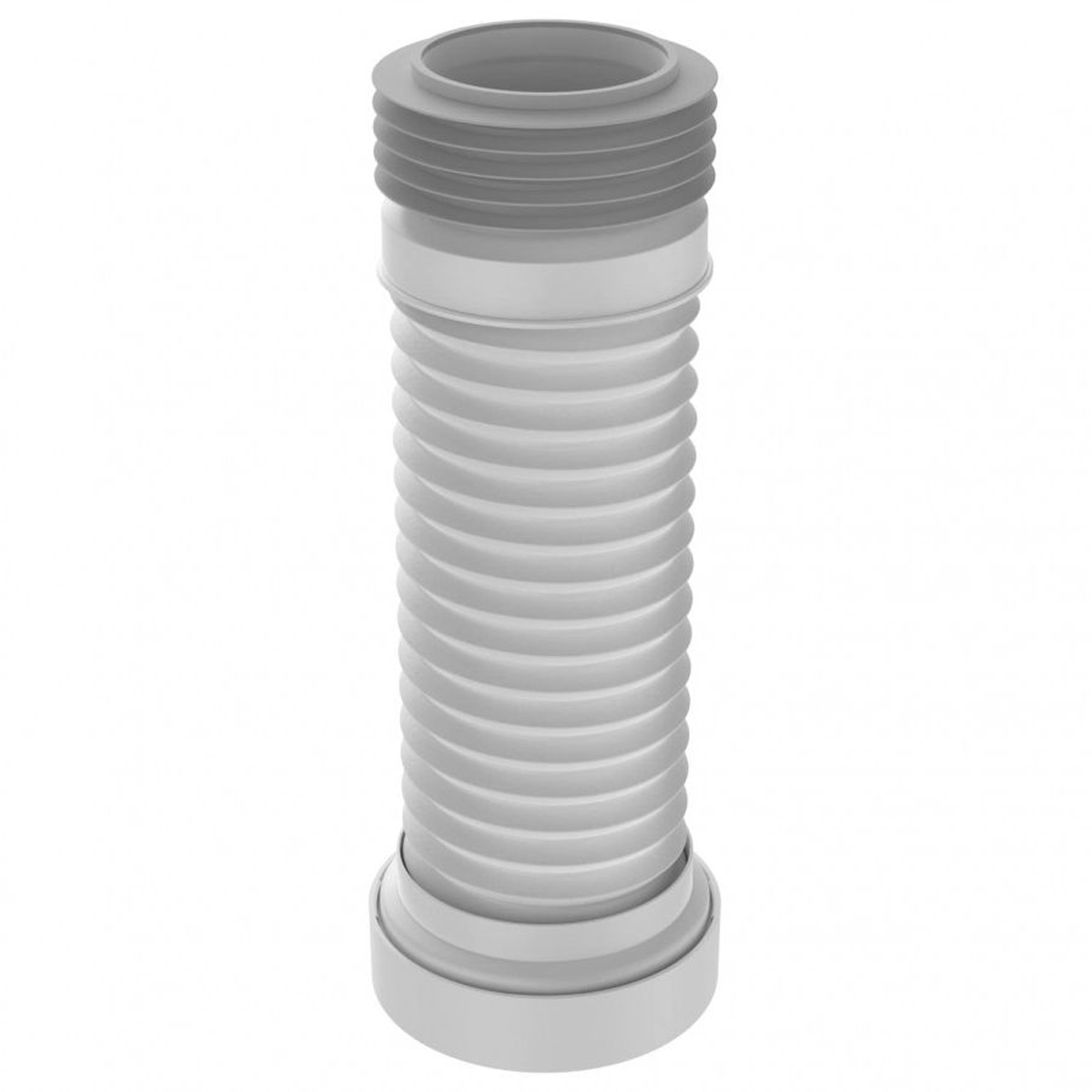 Aquant Удлинитель гибкий для унитаза армированный 220-360мм