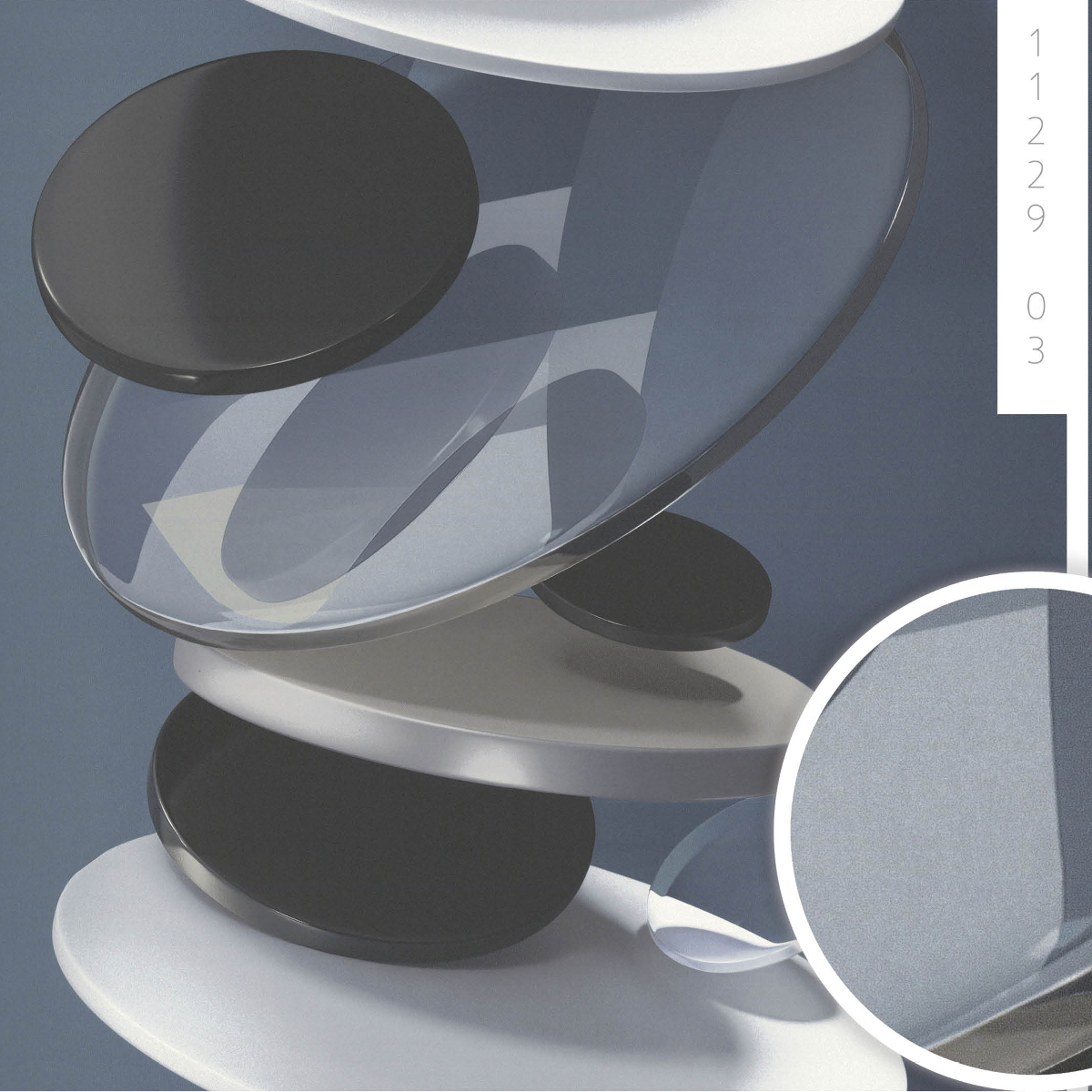 Обои 11229-03 Артекс Диски (10,05*1,06)(6) винил горячего тиснения на флизелине