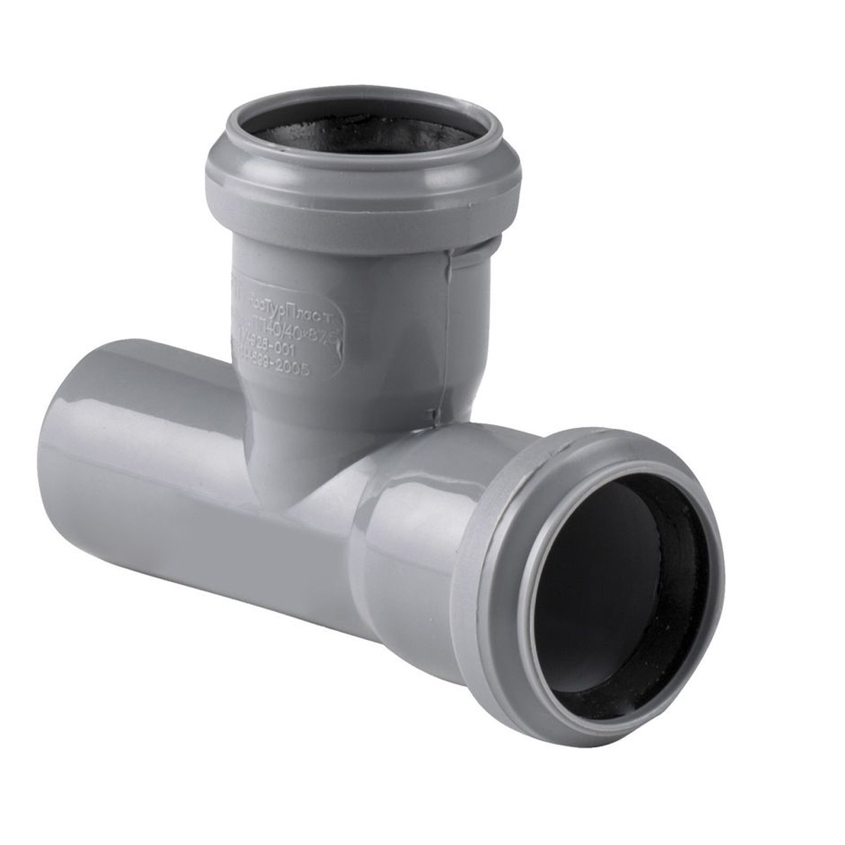 Тройник ВК ПП 40/40х87, серый,РТП