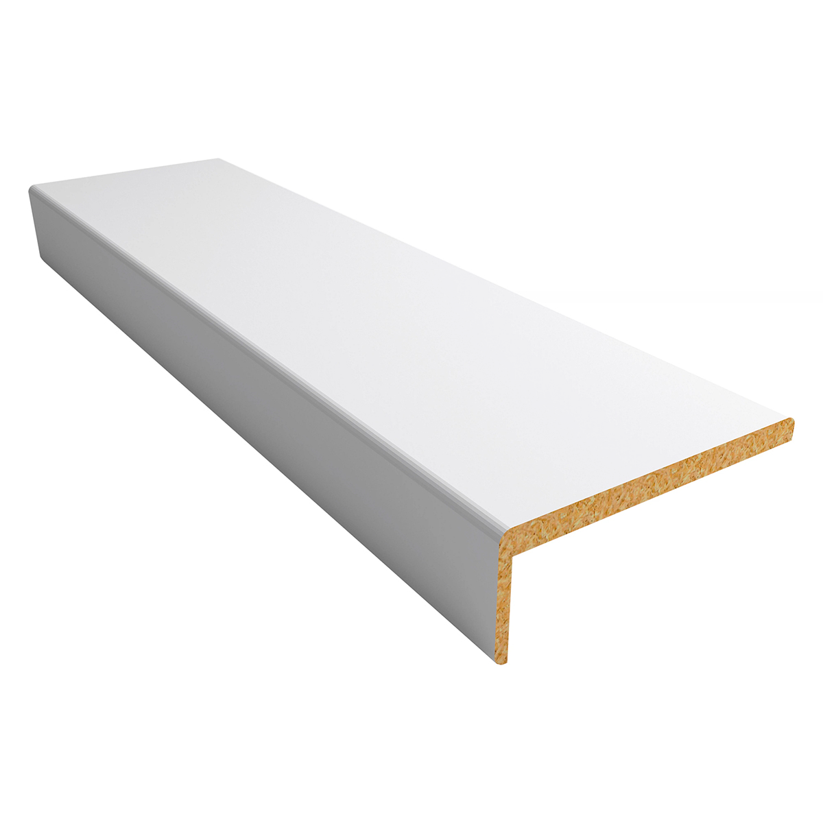 Наличник ПВХ белоснежная шагрень 5,5*70 плоский