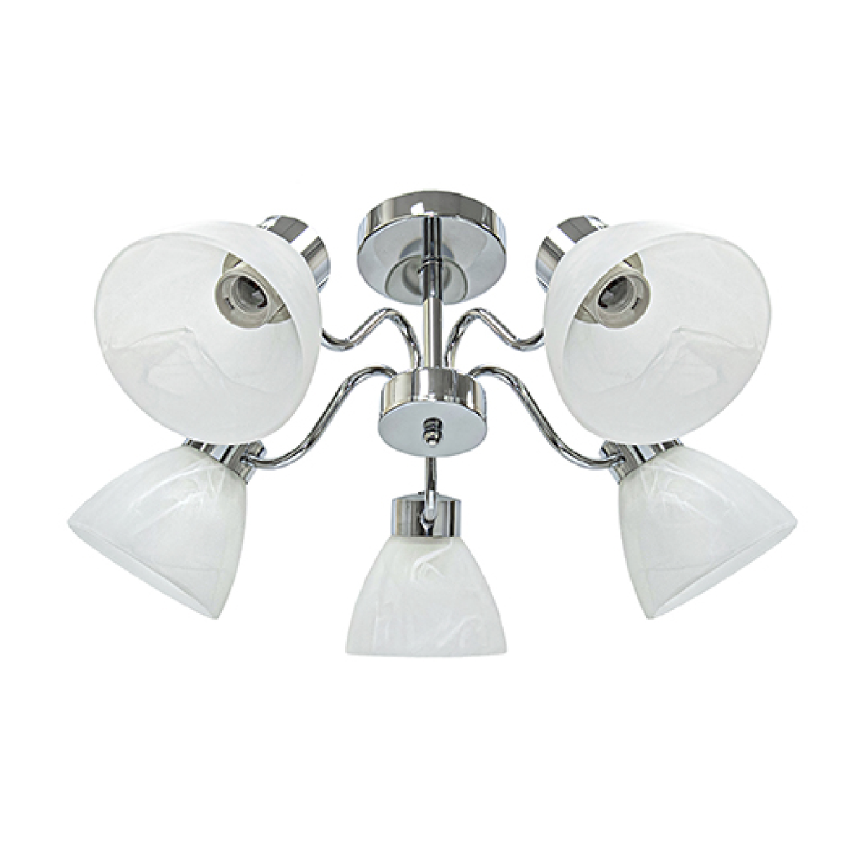 Люстра "Каскад" 151239 хром 5/Е27/60вт К008688