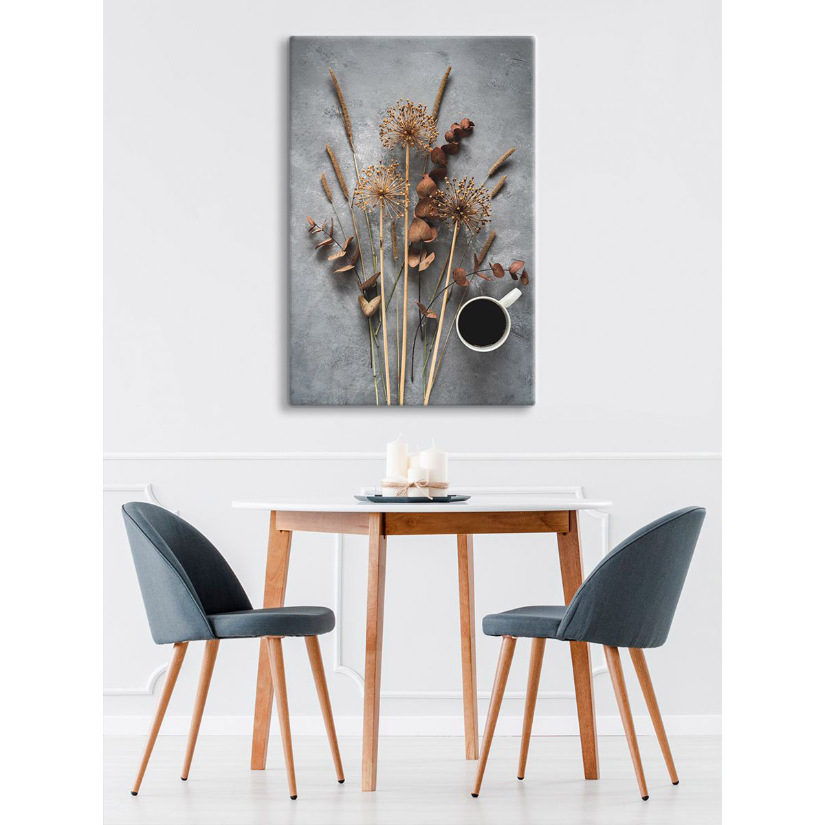 Канвас IDEA Букет сухоцветов 60х90 см CT6-44