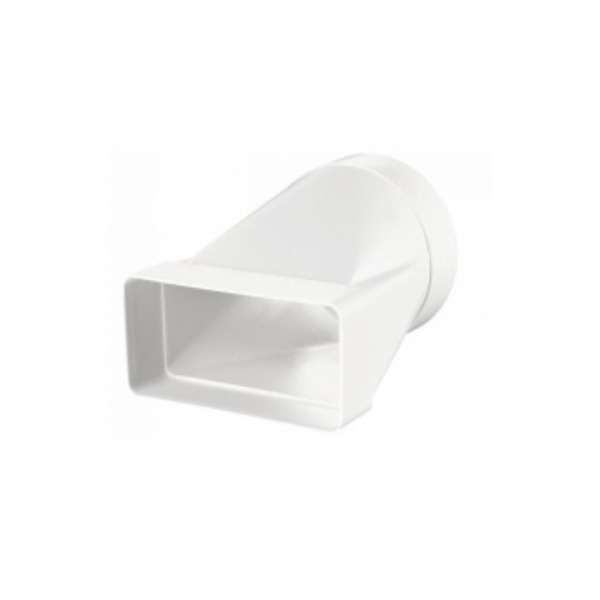 Соединитель 511(плоский-кругл. 55*110) ярл. /27