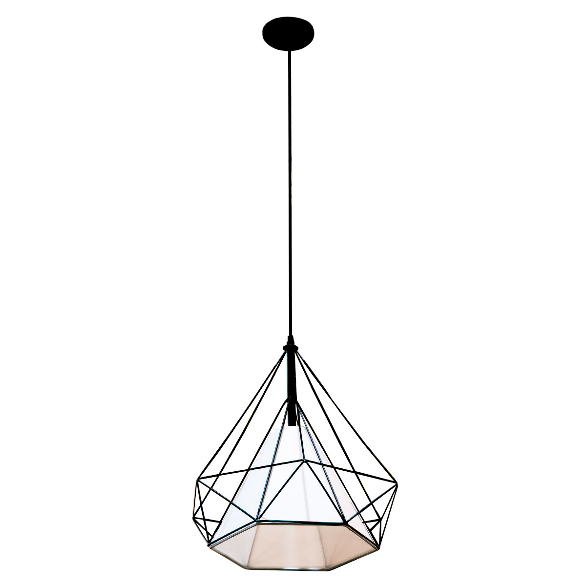 Светильник подвесной 1078/1-380mm E27 Black