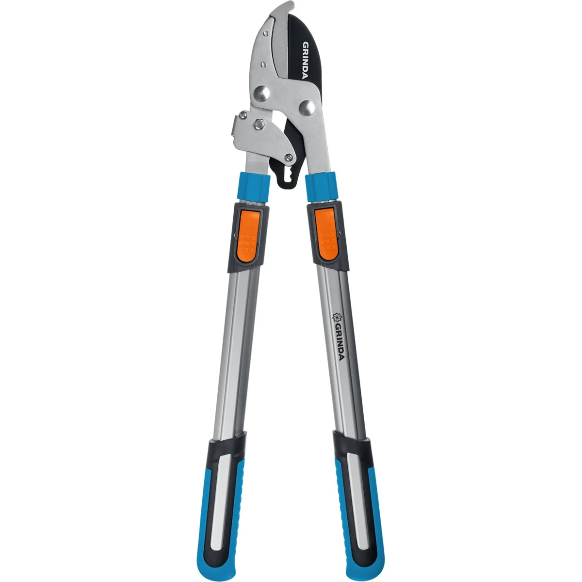 Сучкорез GRINDA, TX-980A, 645 - 885 мм, кованные лезвия, храповый механизм, телескопический, контакт