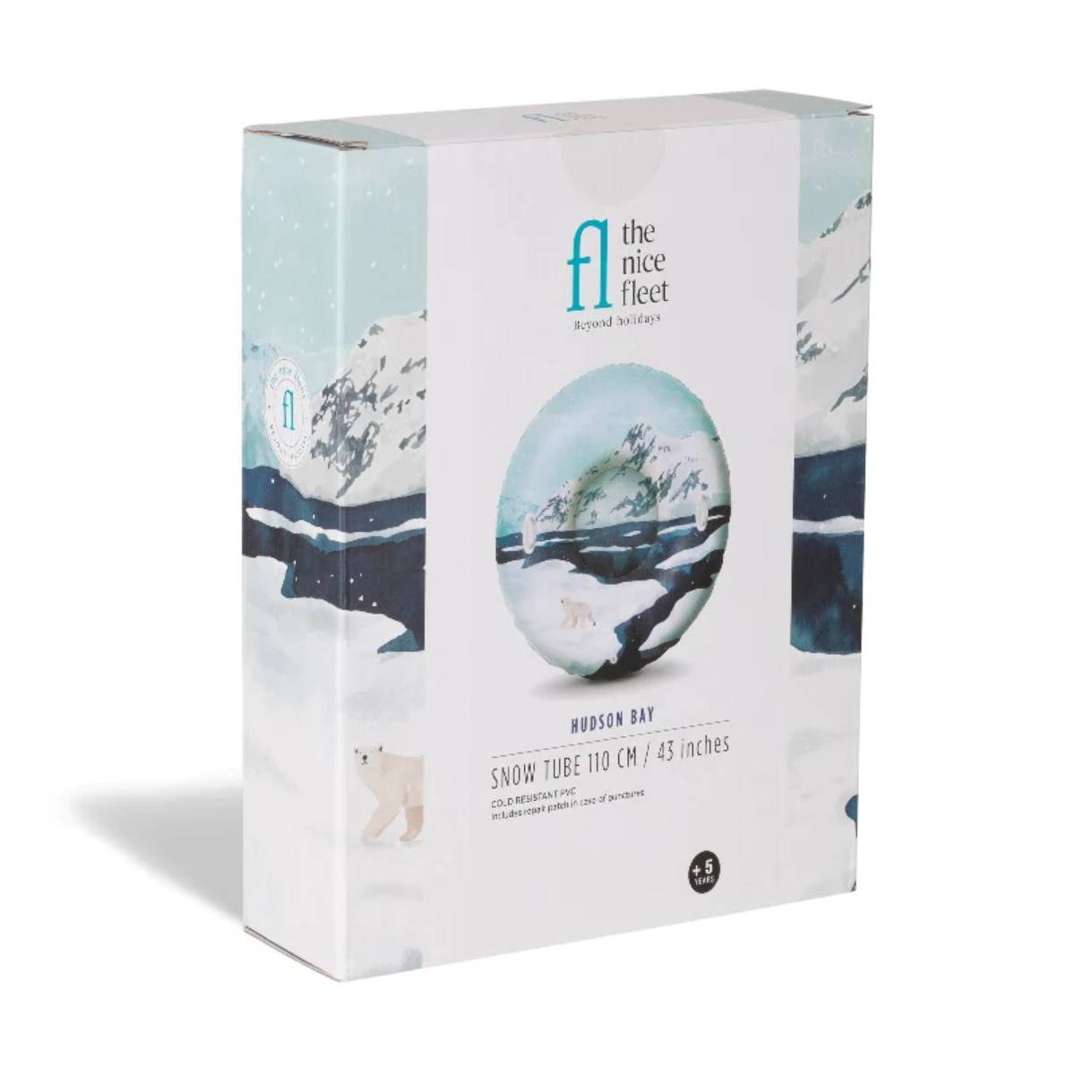 Тюбинг The nice fleet Hudson bay 110 см нагрузка до 80 кг 2 ручки TNF-2020-02