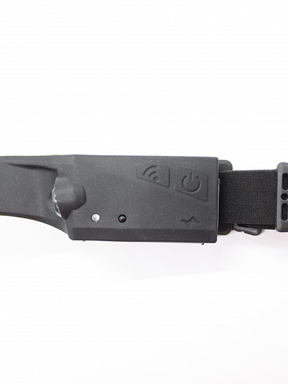 Фонарь налобный светодиодный COB на гибкой резиновой основе с боковым фонариком 6500 К 2 уровня ярко