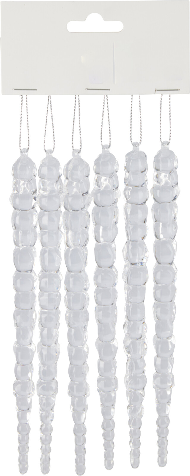 Набор подвесных украшений Сосульки 6 шт 25 см AKP104400 К