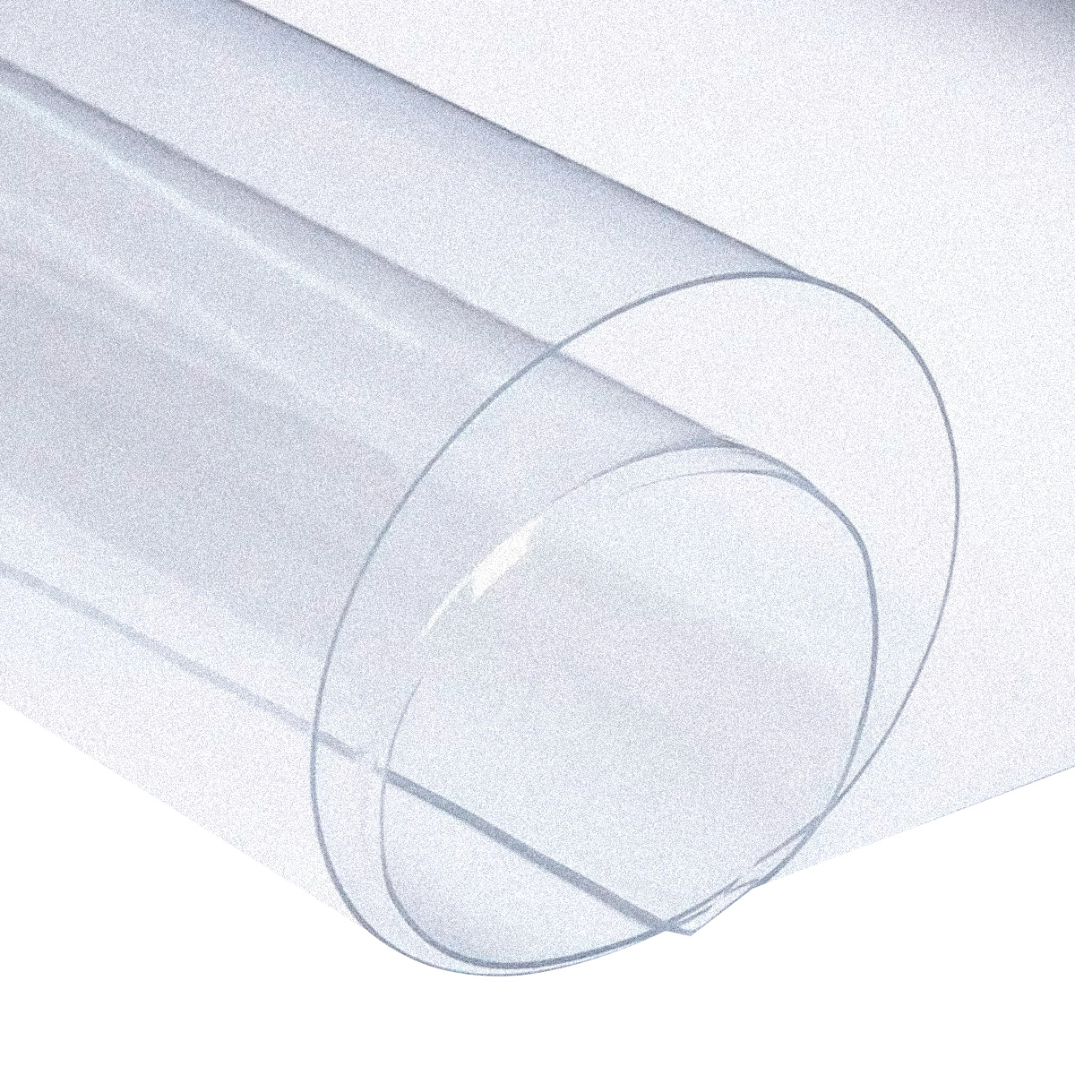 Скатерть ПВХ прозрачная Блеск в рулоне толщина 0,8 мм 80 см х20 м PRC