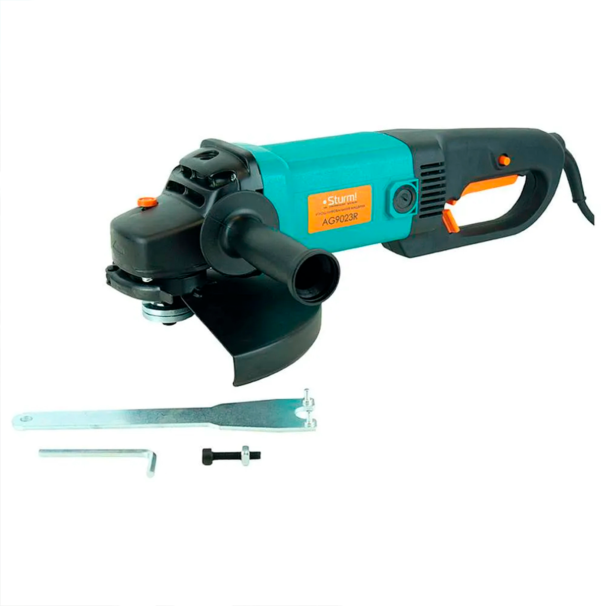Машина углошлифовальная Sturm! AG9023R,  230мм, 2100Вт, 6000об/мин,пов.рукоятка,плавн.пуск