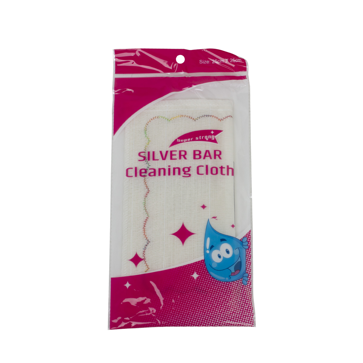 Салфетка для мытья посуды и уборки 30х30см белый CN