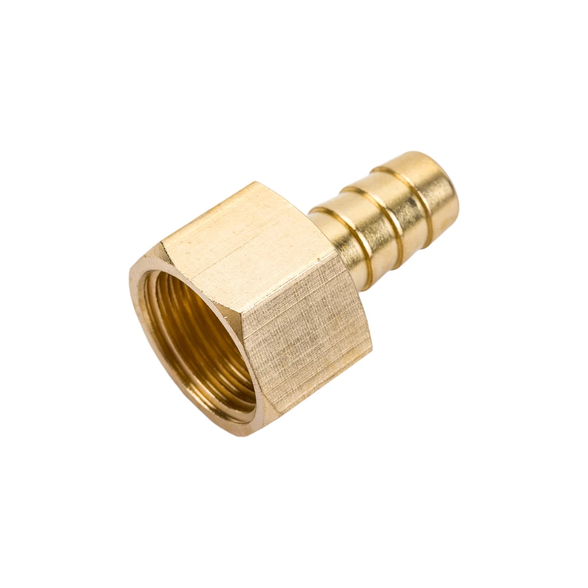 Соединение внутр. резьба 1/2" х елочка 12 мм (латунь) ECO
