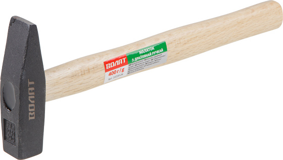 Молоток 0,4кг с дер.рукояткой ВОЛАТ