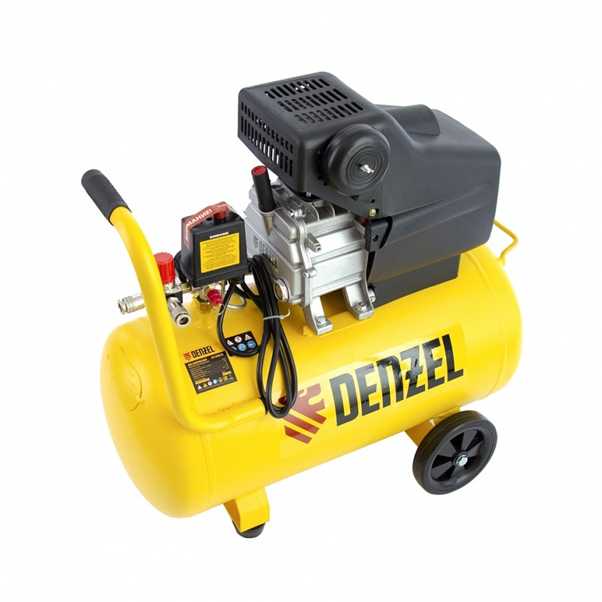 Компрессор воздушный прям. привод DC1500/50, 1,5 кВт, 50 литров, 220 л/мин// Denzel