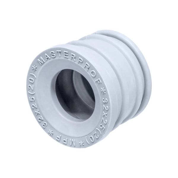 Манжета для канализации серая ТЭП 32х25 MPF, МР-У Манжета для канализации серая ТЭП 32х25 MPF, МР-У