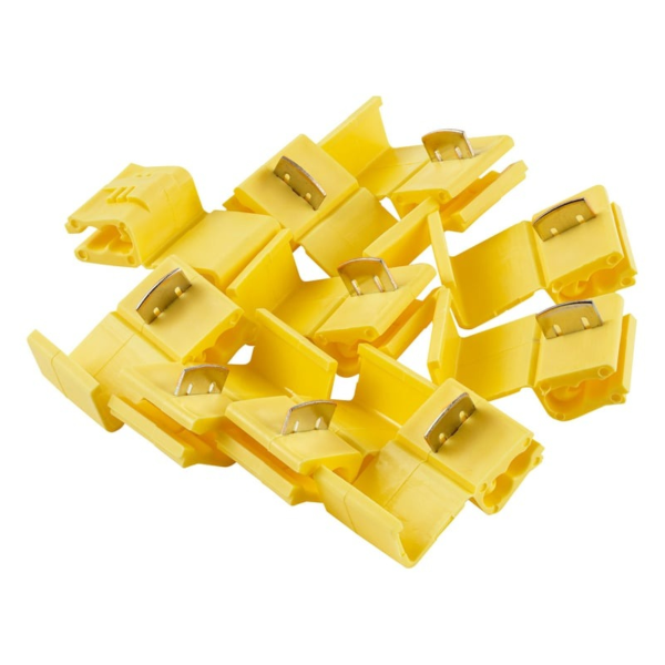 Ответвитель ОВ-3 2,5-6,0 мм2 желтый, 10 шт./уп., duwi 26641 9