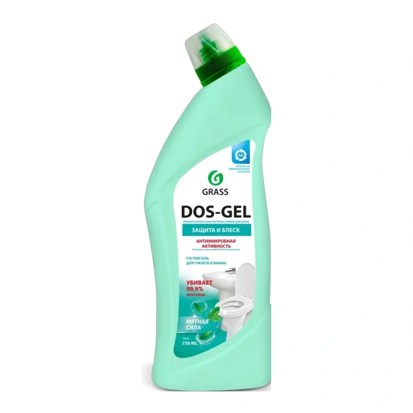 Гель для туалета и ванны GRASS DOS GEL Мятная Сила 750 мл