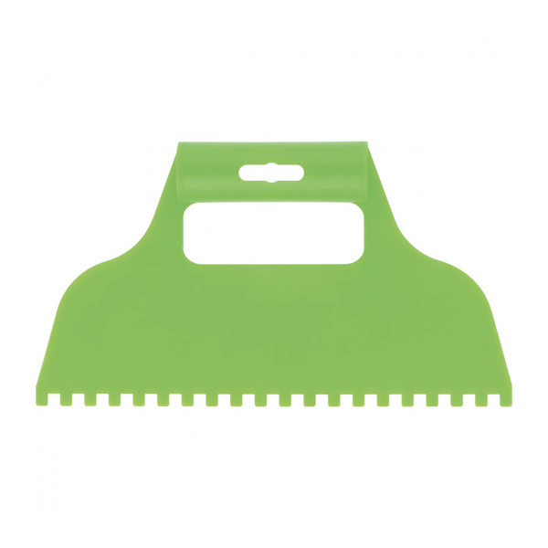 Шпатель для клея, пластмассовый, зубчатый 6х6 мм// Сибртех