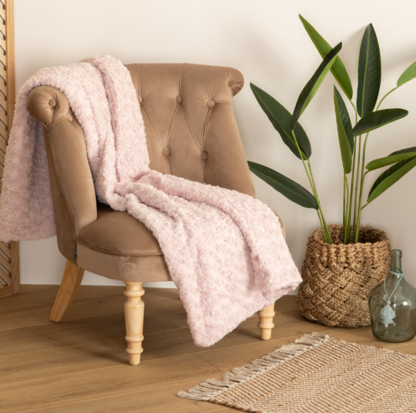 Плед Atmosphera bouclé 120х160 см розовый 131501P