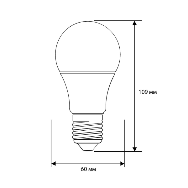 Лампа Ergolux LED-A60-17W-E27-4K (Эл.лампа светодиодная ЛОН 17Вт E27 4500K 180-240В) 13180