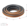 Шланг поливочный GRINDA  ULTRA 6, 3/4", 15 м, 25 атм, шестислойный, двойное армирование, PROLine (42