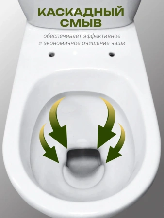 Унитаз-компакт Santeri Баланс комфорт белый