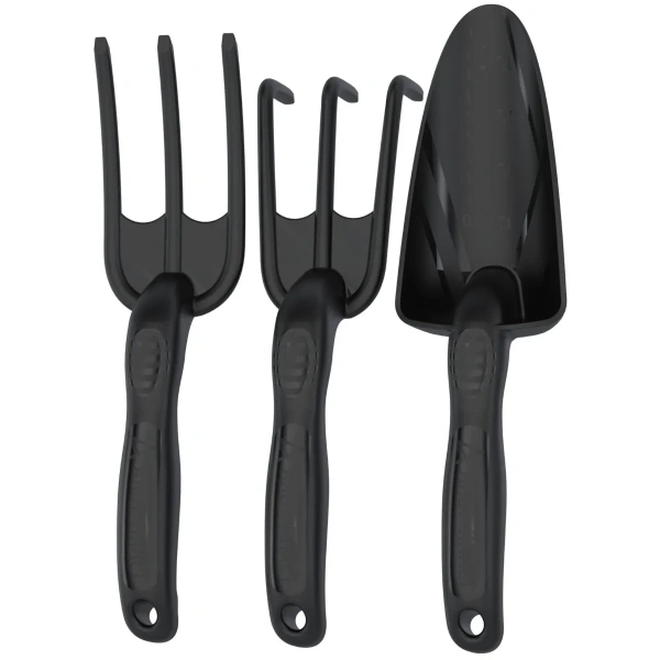 Набор садовый 3 предмета Агроном Премиум №3 (совок широкий, рыхлитель, вилка) АП 137