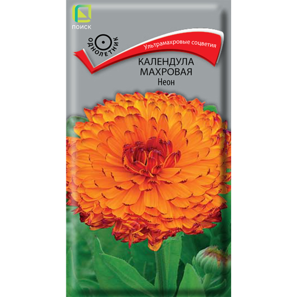 Семена Цветы Календула махровая Неон ЦП 0,1гр Поиск