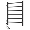 Полотенцесушитель Ларис Феличия ЧКЧ6 400х600 электро (Черный Муар) Правое подключение