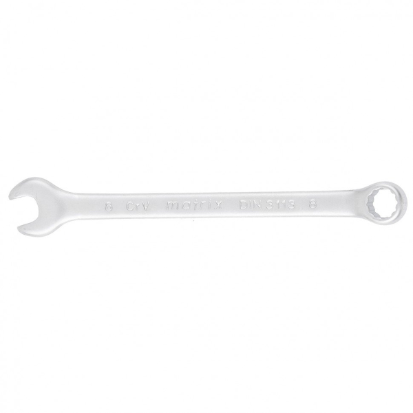 Ключ комбинированный Matrix 8мм CrV матовый хром