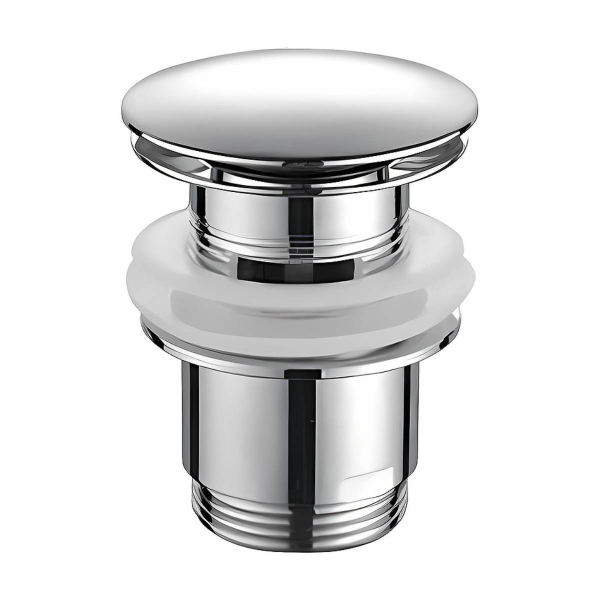 Клапан донный для раковины с переливом HAIBA HB63 хром