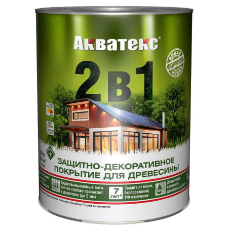 Текстурное покрытие - Акватекс (0,8л) - орех