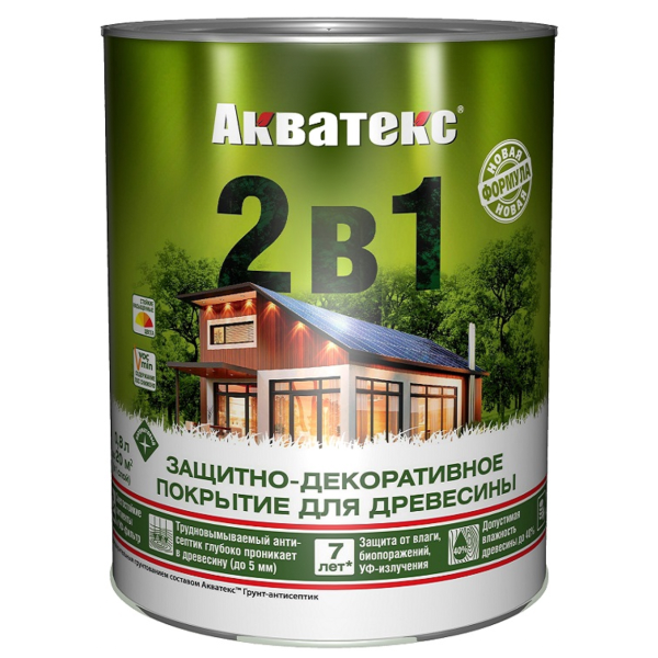 Текстурное покрытие - Акватекс (0,8л) - орех