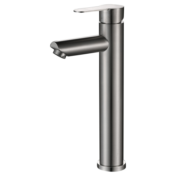 Смеситель д/р высокий HAIBA HB11801 сталь Смеситель д/р высокий HAIBA HB11801 сталь