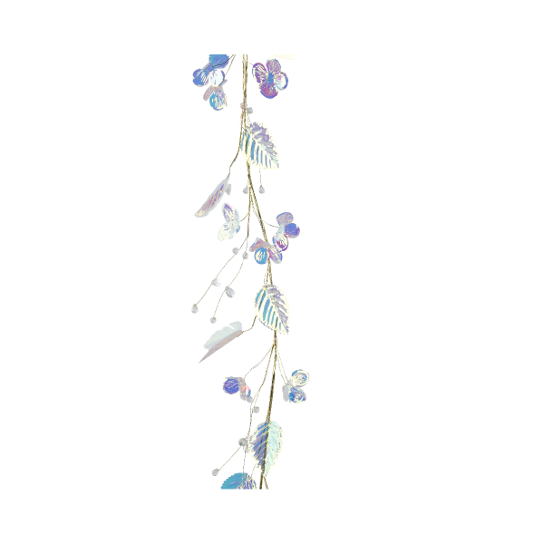 Гирлянда искусственная новогодняя Kaemingk ирис 130 см 518979