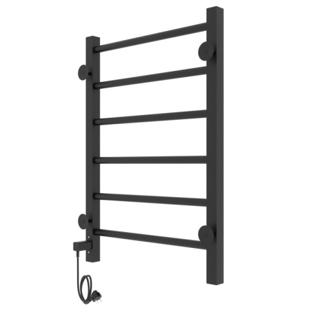 Полотенцесушитель Ларис Феличия ЧКЧ6 400х600 электро (Черный Муар) Правое подключение