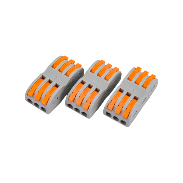 КЛЕММА СОЕДИНИТЕЛЬНАЯ ПРОХОДНАЯ СК-413-2 2,5мм2, 3шт/упак TDM