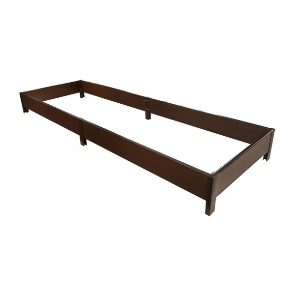 Набор бордюр для грядки Стандарт, коричневый (300*85*18 см)