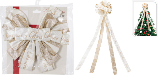 Бант для верхушки елки 130х33 см 747000500 К