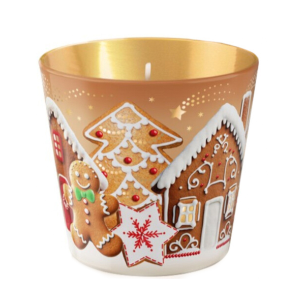 Свеча ароматизированная BARTEK в стакане Пряничный городок 115 гр