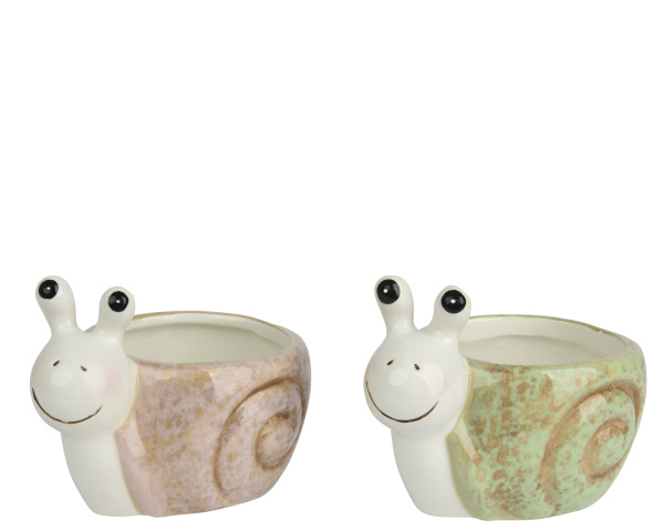 Ваза-кашпо декоративное Улитки 2 вида в ассортименте 871301 Kmg