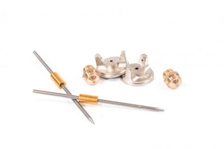 Краскораспылитель Matrix пневмат. с верхним бачком V=0,6л + сопла диаметром 1.2, 1.5 и 1.8мм