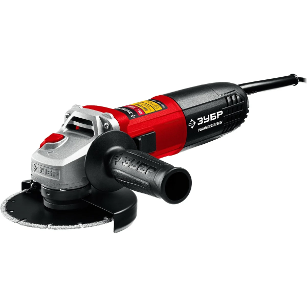 Машина углошлифовальная ЗУБР 1100 Вт, d125 мм, регулировка оборотов (УШМ-125-1105 ЭТ)