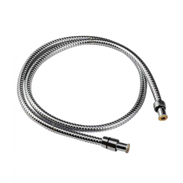 Шланг душевой LЕ8030S двухзагибный 1,5м, сталь хромированная, пакет с подвесом Шланг душевой LЕ8030S двухзагибный 1,5м, сталь хромированная, пакет с подвесом