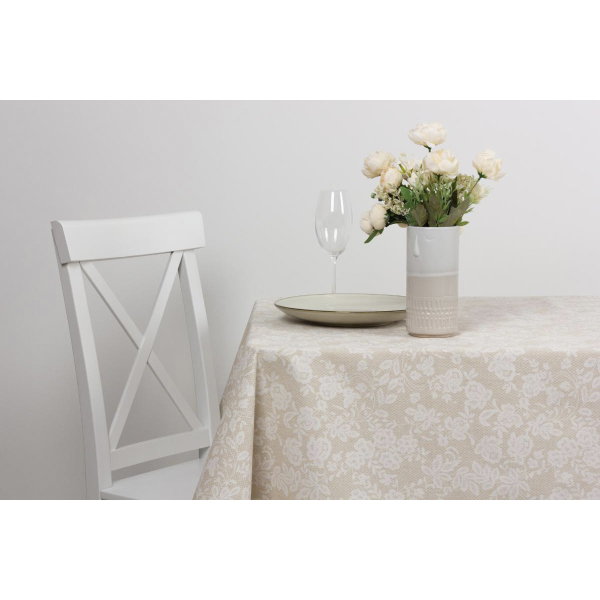 Скатерть с тефлоновым покрытием Mirha Marta 140 см х 20 мп 356317/29 Италия
