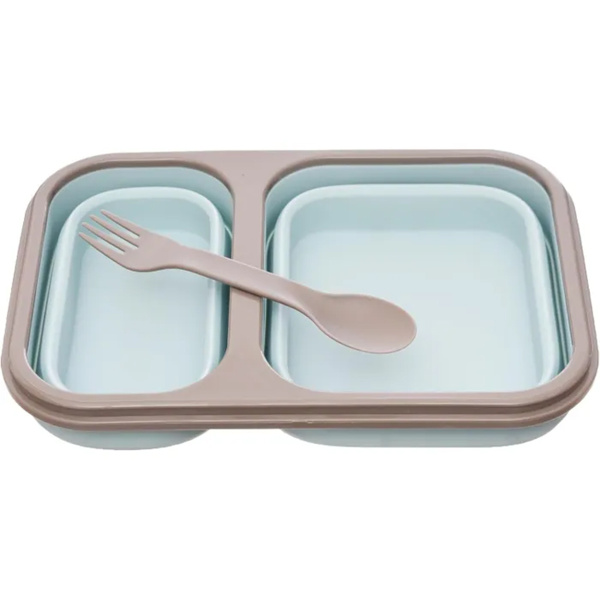 Ланч-бокс DH 13х9,7 см силикон складной DH0413-BS