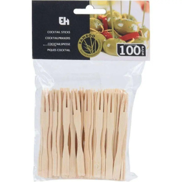 Вилки для коктейля 9 см 100 шт 408000550 К