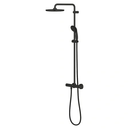 Душевая система с термостатом GROHE Vitalio Start 250 (круглый верхний душ Ø250, 1 режим струи, 9.5 